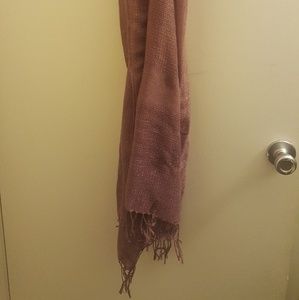 Sparkly purple scarf